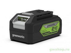 Аккумулятор G-24 24V GREENWORKS G24B4 4Ah Greenworks 2926807 Аккумулятор G-24 24V GREENWORKS G24B4 4Ah Greenworks 2926807