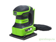 Аккумуляторная плоскошлифовальная машина GREENWORKS G24SS14 Greenworks 3100507 Аккумуляторная плоскошлифовальная машина GREENWORKS G24SS14 Greenworks 3100507