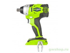 Гайковерт ударный бесщеточный аккумуляторный 24V GREENWORKS GD24IW Greenworks 3801507 Гайковерт ударный бесщеточный аккумуляторный 24V GREENWORKS GD24IW Greenworks 3801507