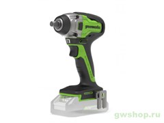 Гайковерт ударный бесщеточный аккумуляторный 24V GREENWORKS GD24IW400 Greenworks 3802907 Гайковерт ударный бесщеточный аккумуляторный 24V GREENWORKS GD24IW400 Greenworks 3802907