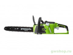 Пила цепная аккумуляторная G-MAX 40V GREENWORKS GD40CS40K2 c АКБ 2АЧ и ЗУ Greenworks 20077UA Пила цепная аккумуляторная G-MAX 40V GREENWORKS GD40CS40K2 c АКБ 2АЧ и ЗУ Greenworks 20077UA