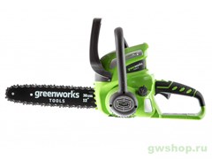 Пила цепная аккумуляторная G-MAX 40V GREENWORKS G40CS30K4 c АКБ 4АЧ и ЗУ Greenworks 20117UB Пила цепная аккумуляторная G-MAX 40V GREENWORKS G40CS30K4 c АКБ 4АЧ и ЗУ Greenworks 20117UB