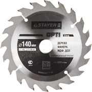 Диск пильный Stayer MASTER-OPTI-Line" 140мм 20T 3681-140-20-20