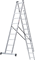 Алюминиевая трехсекционная лестница Новая Высота NV 123 3x10 1230310 - фото 289023