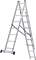 Алюминиевая трехсекционная лестница Новая Высота NV 123 3x8 1230308 - фото 289168