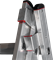 Алюминиевая трехсекционная лестница Новая Высота NV 323 3х8 3230308 - фото 289410