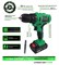 Аккумуляторная дрель Zitrek Greenpower 20-Li 063-4076 - фото 300511