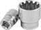 Торцевая головка Jonnesway SUPER TECH 1/2"DR 27 мм, 1-1/16", E34 S68H4127 - фото 301747