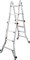 Шарнирная телескопическая стремянка Krause TeleVario 4х4 129970 (122162) - фото 320321 Шарнирная телескопическая стремянка Krause TeleVario 4х4 129970 (122162) - фото 320321