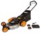 Аккумуляторная газонокосилка WORX WG751E - фото 334540 Аккумуляторная газонокосилка WORX WG751E - фото 334540