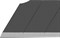 Сегментированные лезвия OLFA OL-ABB-50B EXCEL BLACK, 9х80х0,38мм, 13 сегментов, 50шт - фото 339873 Сегментированные лезвия OLFA OL-ABB-50B EXCEL BLACK, 9х80х0,38мм, 13 сегментов, 50шт - фото 339873
