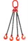 Строп цепной TOR 4СЦ г/п 4,25 т 13,0 м с самозакрывающимися крюками, шт - фото 358355