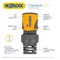 Коннектор HoZelock 2060 для концов шлангов Plus (15-19 мм) Б0046590 - фото 404084 Коннектор HoZelock 2060 для концов шлангов Plus (15-19 мм) Б0046590 - фото 404084