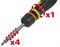 Отвертка FatMax Hi-Speed с храповым механизмом 4:1 Stanley 0-69-236 Отвертка FatMax Hi-Speed с храповым механизмом 4:1 Stanley 0-69-236