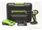 Шуруповерт аккумуляторный Ударный 24V GREENWORKS GD24DD60 с АКБ 2АЧ и ЗУ Greenworks 3704107UA - фото 688362 Шуруповерт аккумуляторный Ударный 24V GREENWORKS GD24DD60 с АКБ 2АЧ и ЗУ Greenworks 3704107UA - фото 688362