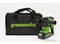 Перфоратор аккумуляторный бесщеточный GREENWORKS GD24SDS2 2 ДЖ, 24V, c 1хАКБ 4 А.ч и ЗУ в сумке Greenworks 3803007UB - фото 688373